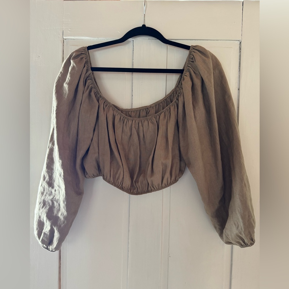 OZMA of CALIFORNIA Georgia crop top one size